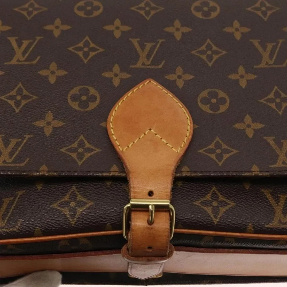 LOUIS VUITTON Monogram Cartouchiere GM Shoulder Bag M51252 LV Auth 155577